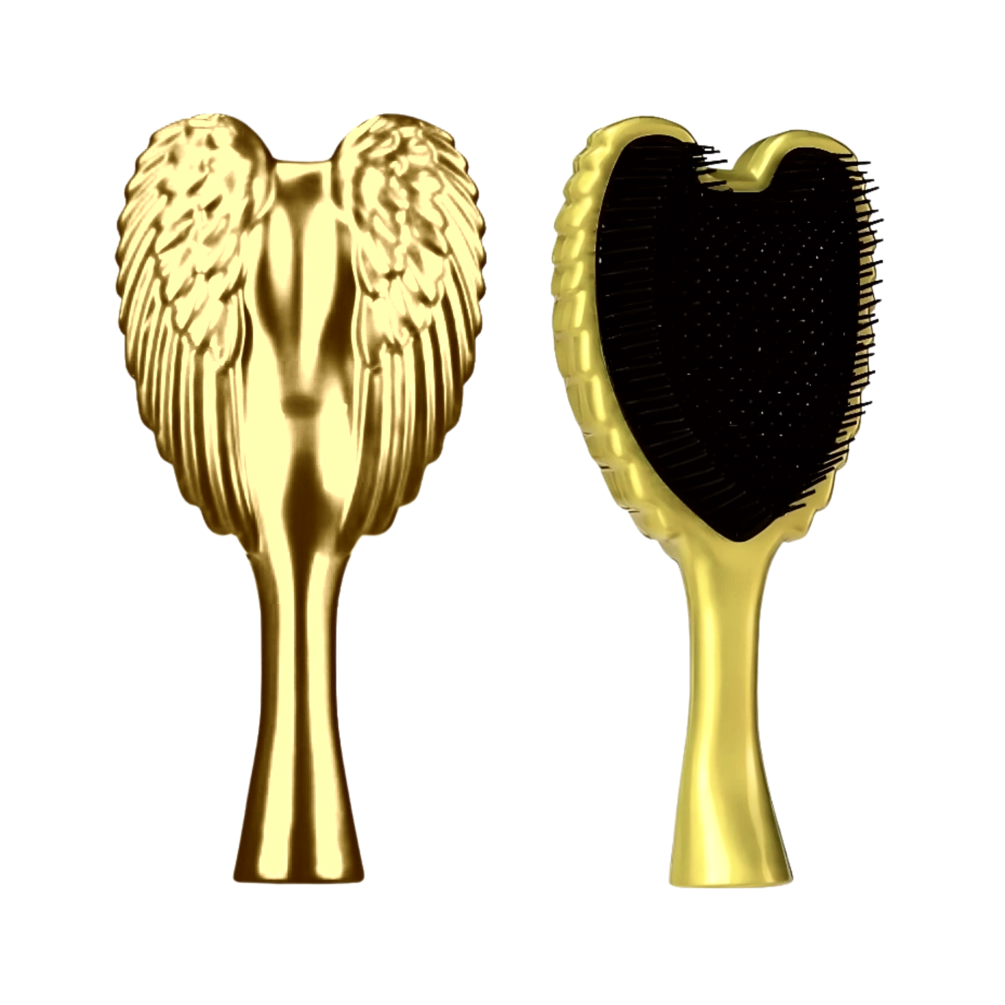 фото Расческа ANGEL Detangling brush малиновая