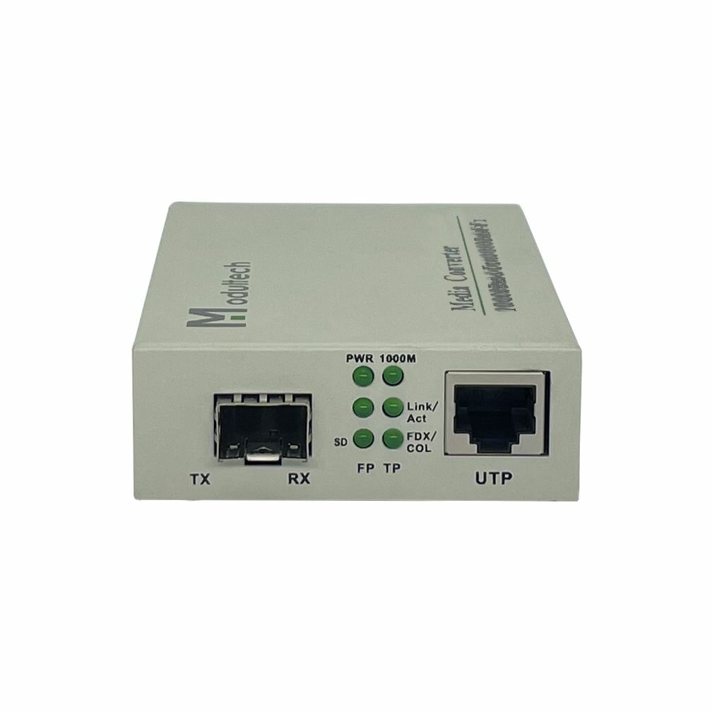 Медиаконвертер SFP, 10/100/1000Base-T – 1000Base-FX, RJ-45, LFP — фото 3
