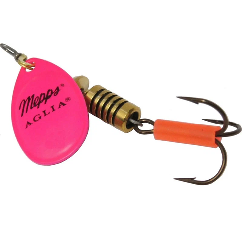 Блесна вращающаяся Mepps AGLIA FLUO, 1, Pink, комплект из 1 штука