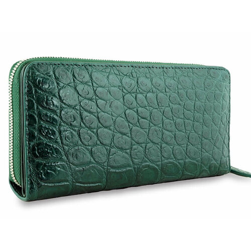 фото Портмоне exotic leather, зеленый