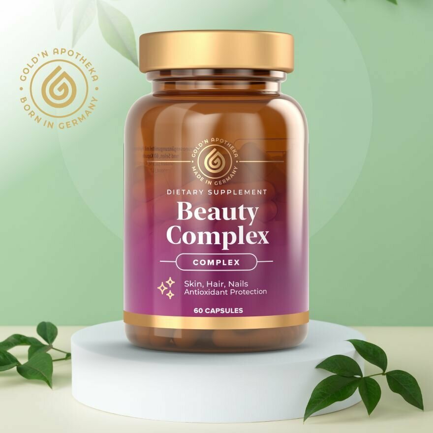 Витамины для женщин, BEAUTY COMPLEX, GOLDN APOTHEKA, 60 капсул