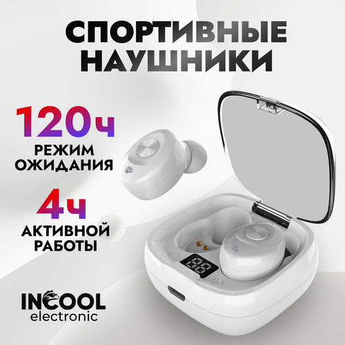 Беспроводные спортивные наушники игровые с микрофоном с сенсорным управлением INCOOL TWS 78800₽