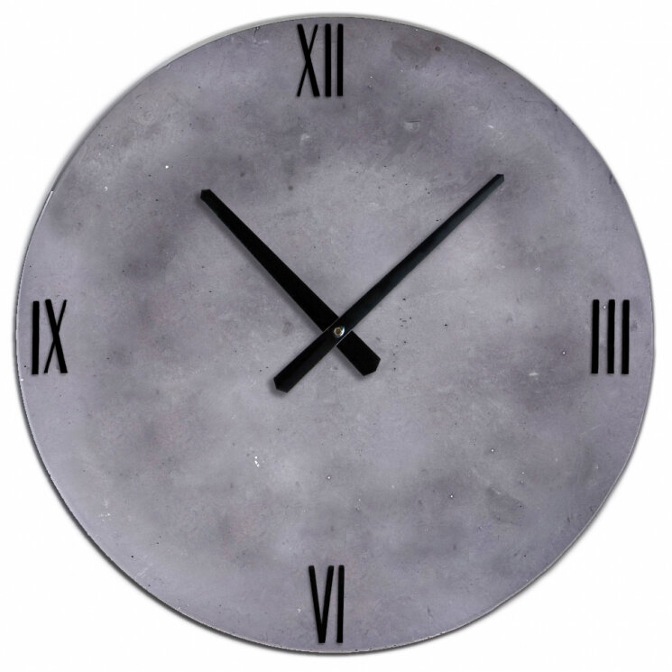 фото Зеркальные римские цифры "Черный" 3/6/9/12 №2, 4,5см