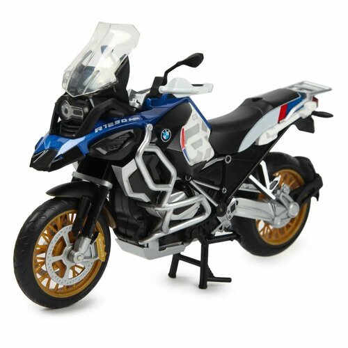 Мотоцикл MSZ 1:12 BMW GS Adventure Серебрянный-Голубой 68707A