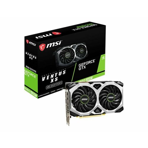 Видеокарта MSI GeForce GTX 1660 SUPER VENTUS 6 GB видеокарта msi geforce gtx 1660 super ventus xs oc 6g