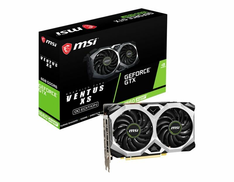 Видеокарта MSI GeForce GTX 1660 SUPER VENTUS 6 GB