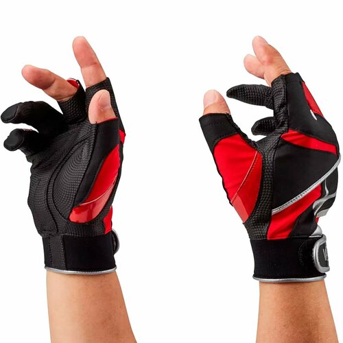 Перчатки Varivas Stretch Fit Glove 3 VAG-22 M Red