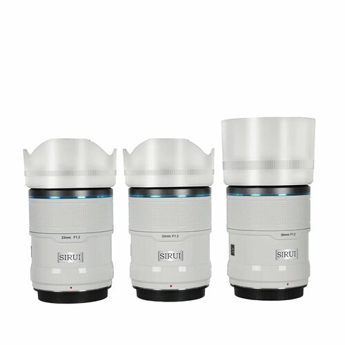 Комплект объективов Sirui Sniper 23/33/56mm F1.2 E-Mount Белый AS-3S-EW sirui et 1004 e 10 черный