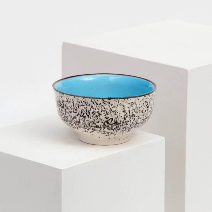 фото Пиала керамическая "Персия", синяя, 200 мл, 1 сорт, Иран