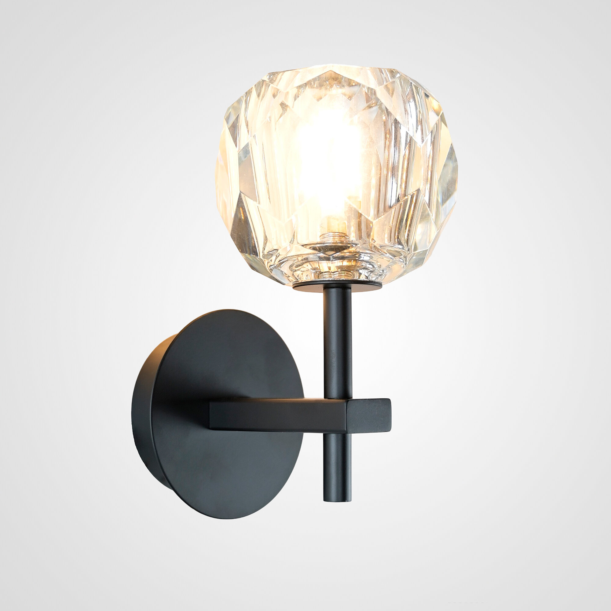 Бра RH Boule de Cristal Single Sconce Black