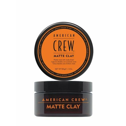 American Crew Пластичная матовая глина MATTE CLAY, 85 г american crew глина matte clay сильная фиксация 85 мл