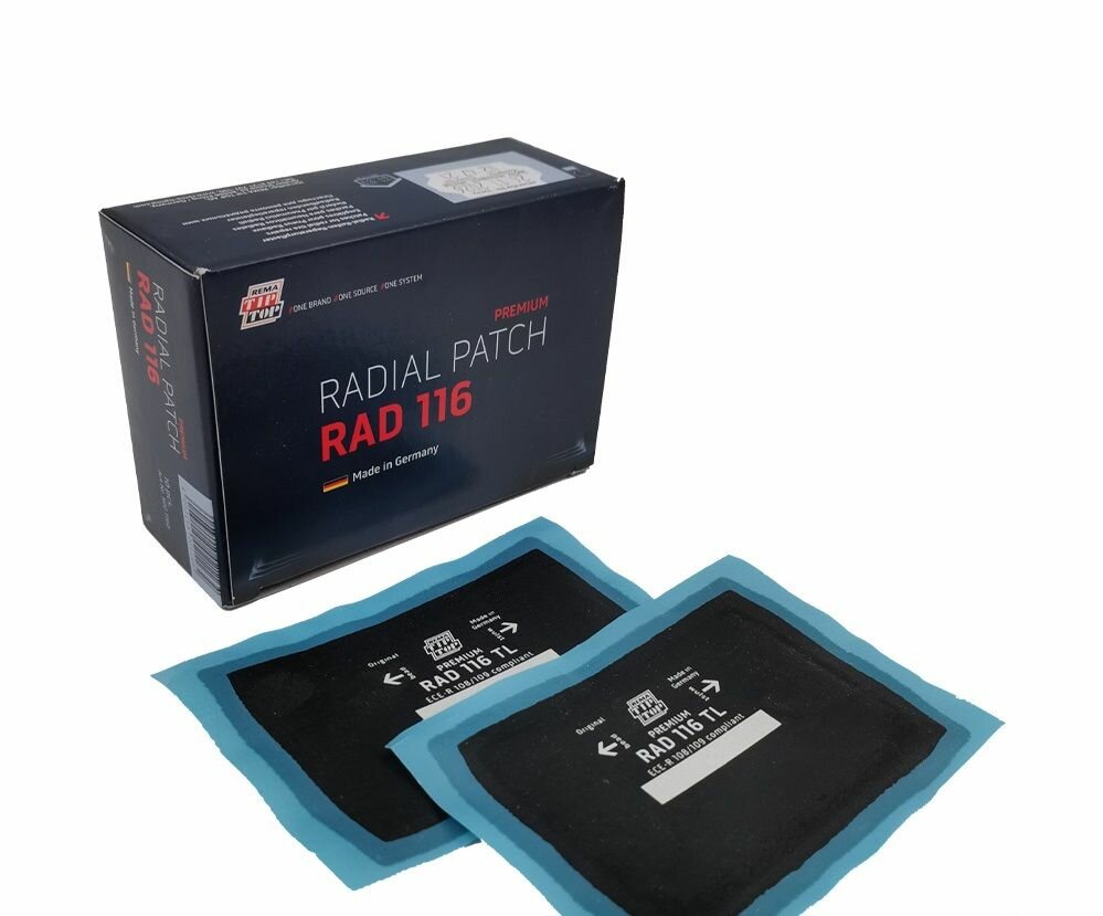 Пластырь радиальный TIP-TOP 116TL PREMIUM 104х67 мм (уп. 10 шт)
