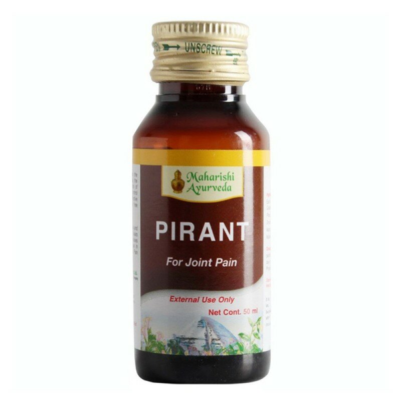 Лечебное масло для суставов Пирант (Pirant Oil Maharishi Ayurveda), 50 мл.