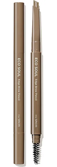 Карандаш для бровей The Saem Eco Soul Edge Brow Pencil 01 Brown, 0.3 г