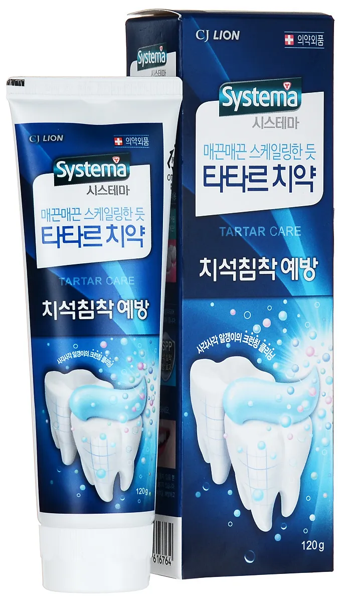 Зубная паста для профилактики против образования зубного камня LION Systema Tartar, 120 г