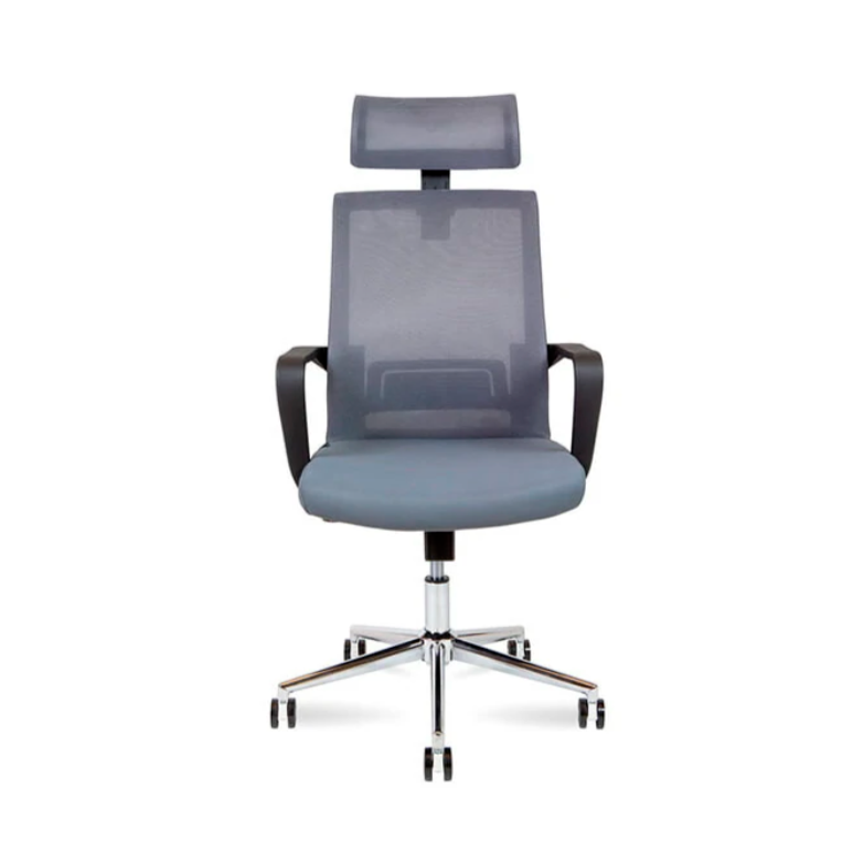 Кресло офисное NORDEN Интер CH-180A-OA2016*АК30-64 chrome base хром/ABS пластик цвет черный/хром