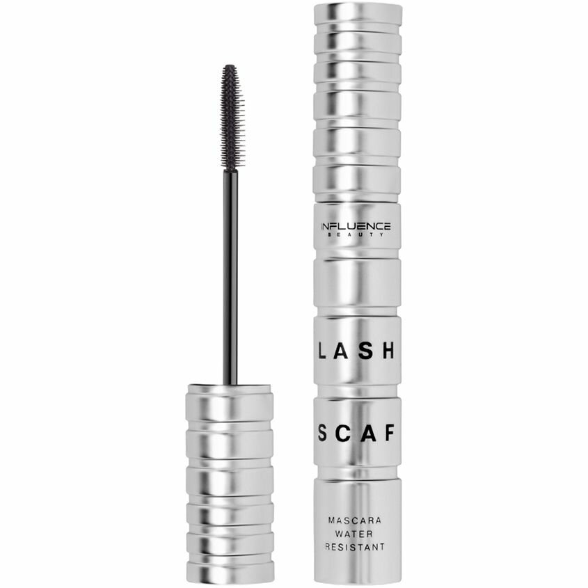 Тушь для ресниц Influence Beauty Lash Scaf влагостойкая Тон 01 - фото №16