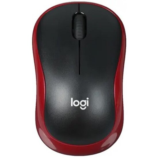 Мышь Logitech M186, черный/красный (910-004133) - фото №10