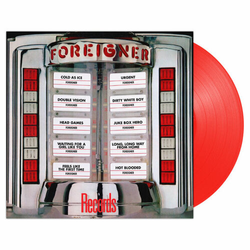 Виниловая пластинка Foreigner - Records(Limited Solid Red Vinyl). 1 LP