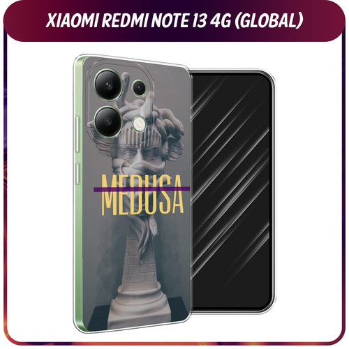 Силиконовый чехол на Xiaomi Redmi Note 13 4G (Global) / Сяоми Редми Нот 13 4G Medusa силиконовый чехол на xiaomi redmi note 13 4g global сяоми редми нот 13 4g мои языковые способности прозрачный