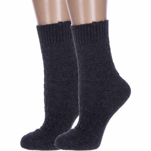 фото Носки rusocks, 2 пары, размер 25, серый