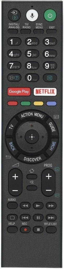 Голосовой пульт RMF-TX300E для телевизоров SONY /Android TV / Андроид ТВ.