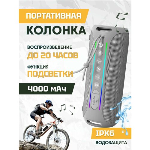 Портативная Bluetooth-колонка NowGo F6 F6 Global Grey 624500₽