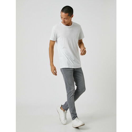 фото Джинсы koton, размер 32/32, серый