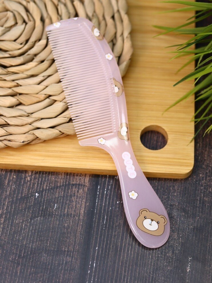 фото Расческа "Romantic bear", pink