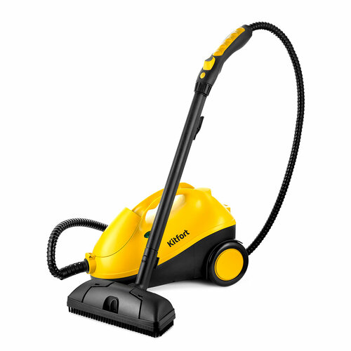 Пароочиститель Kitfort КТ-9141-1 черно-желтый 11845₽