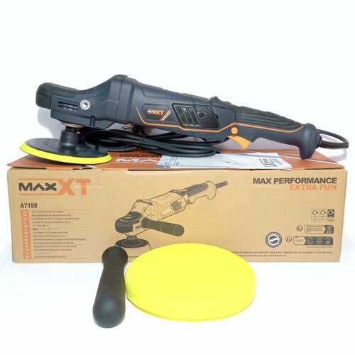 Полировальная машинка MaxXT A7198 электрическая роторная 150мм