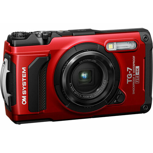 Цифровой фотоаппарат OLYMPUS TG-7 красный (red)