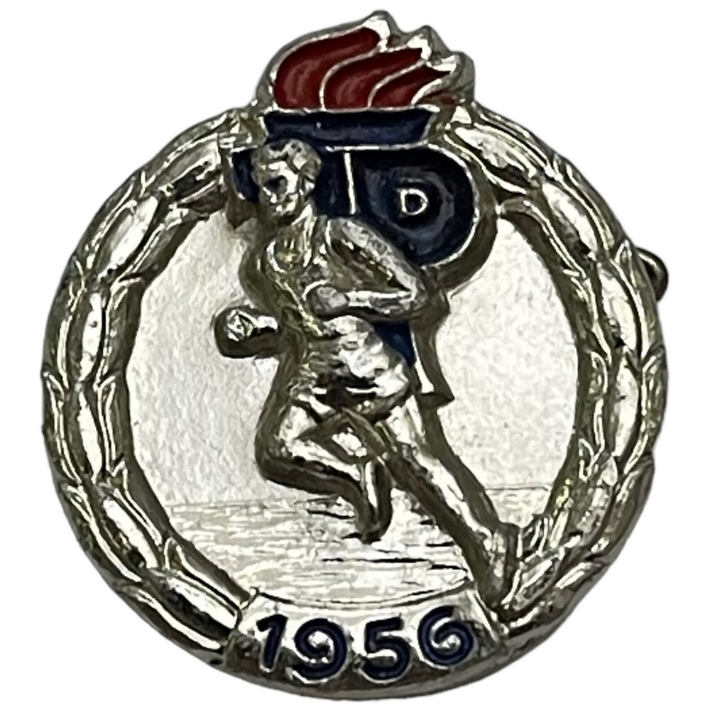 Знак "Соревнования в честь годовщины образования пионерской организации имени Тельмана" ГДР 1956 г.