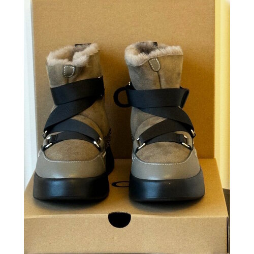 фото Угги , размер 36, бежевый, серый без бренда