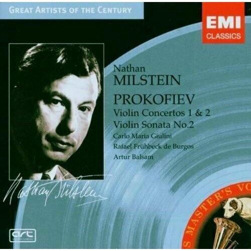 Prokofiev: Violin Concertos 1 & 2 / Violin Sonata No. 2. Nathan Milstein audio cd milstein les introuvables nathan milstein