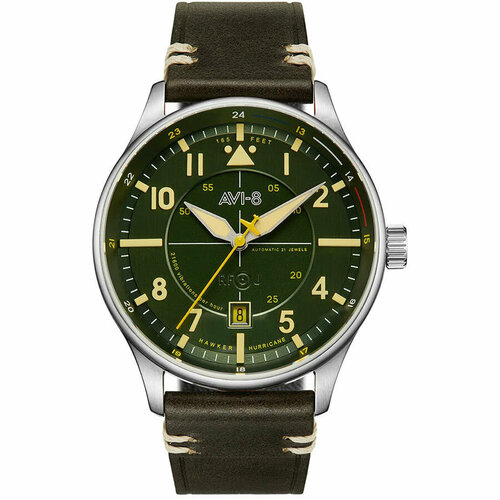 фото Наручные часы avi-8, зеленый