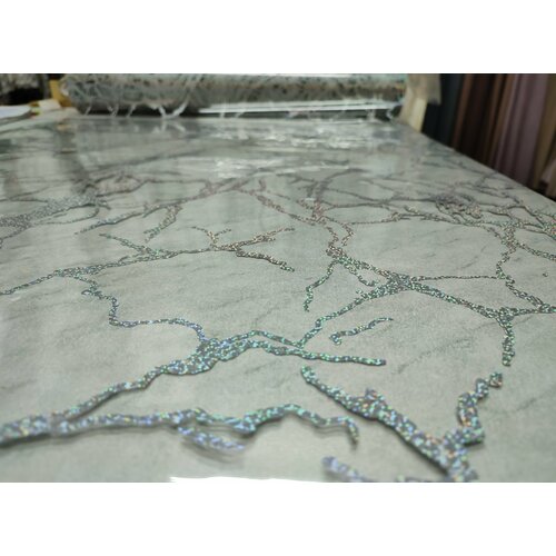 Силиконовая скатерть на стол гибкое стекло мягкое стекло 80x180 см цветная 07 мм 1009₽