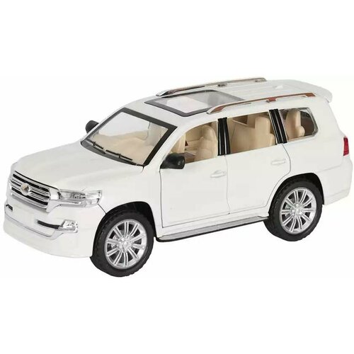 Модель машины Toyota Land Cruiser 1:24 свет, звук, Инерционный механизм 24272