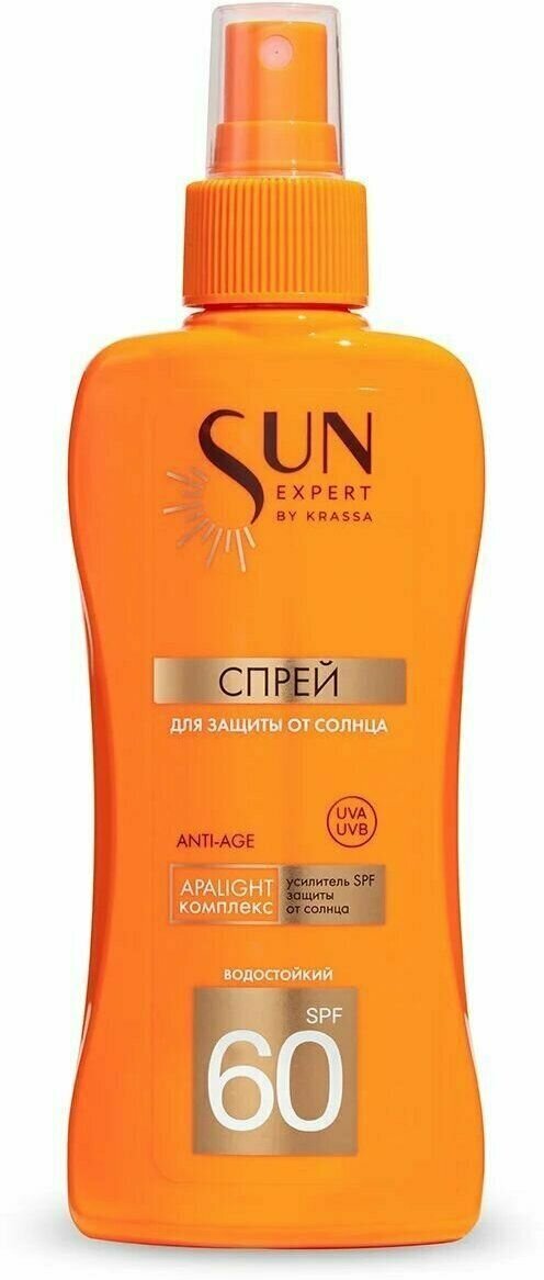 Krassa_sun expert by krassa_спрей д/защиты от солнца spf 50, 180 мл