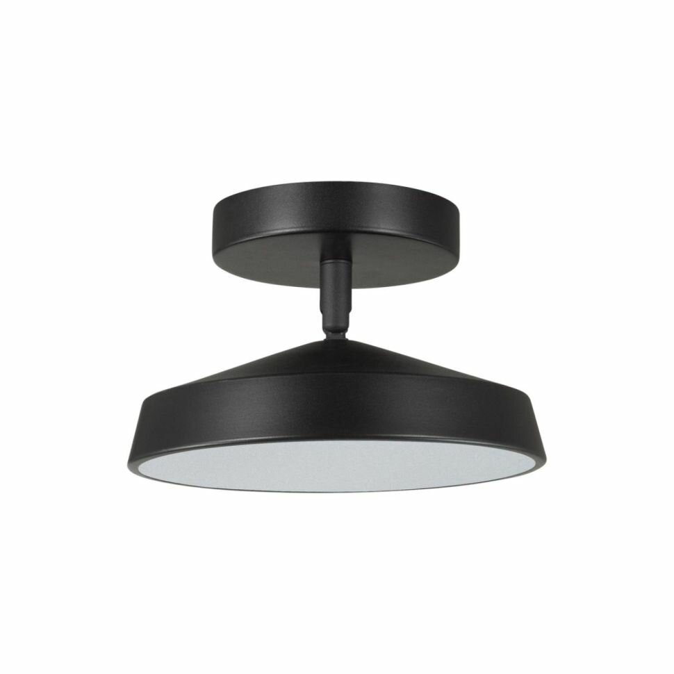 Сонекс 7656/12L MITRA LED SN Светильник пластик/белый/черный LED 12Вт 4000K D200 IP20 MIRA BLACK