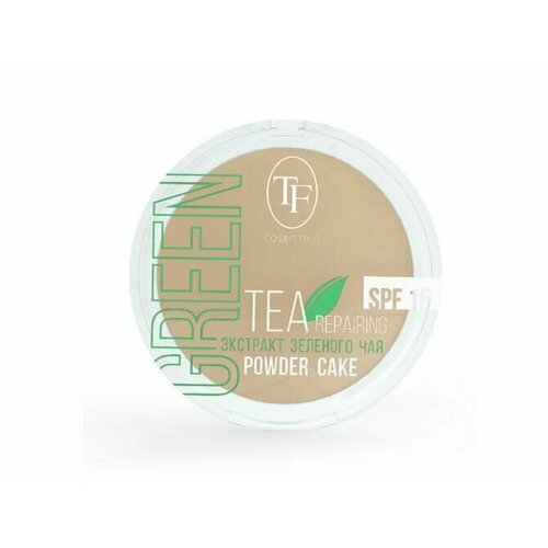 TF пудра для лица с экстрактом зеленого чая repairing Powder Cake, 04 натуральный беж