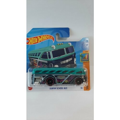 Машинка коллекционная Hot Wheels SURFIN SCHOOL BUS 5785/N3758/C4982/N2799/35