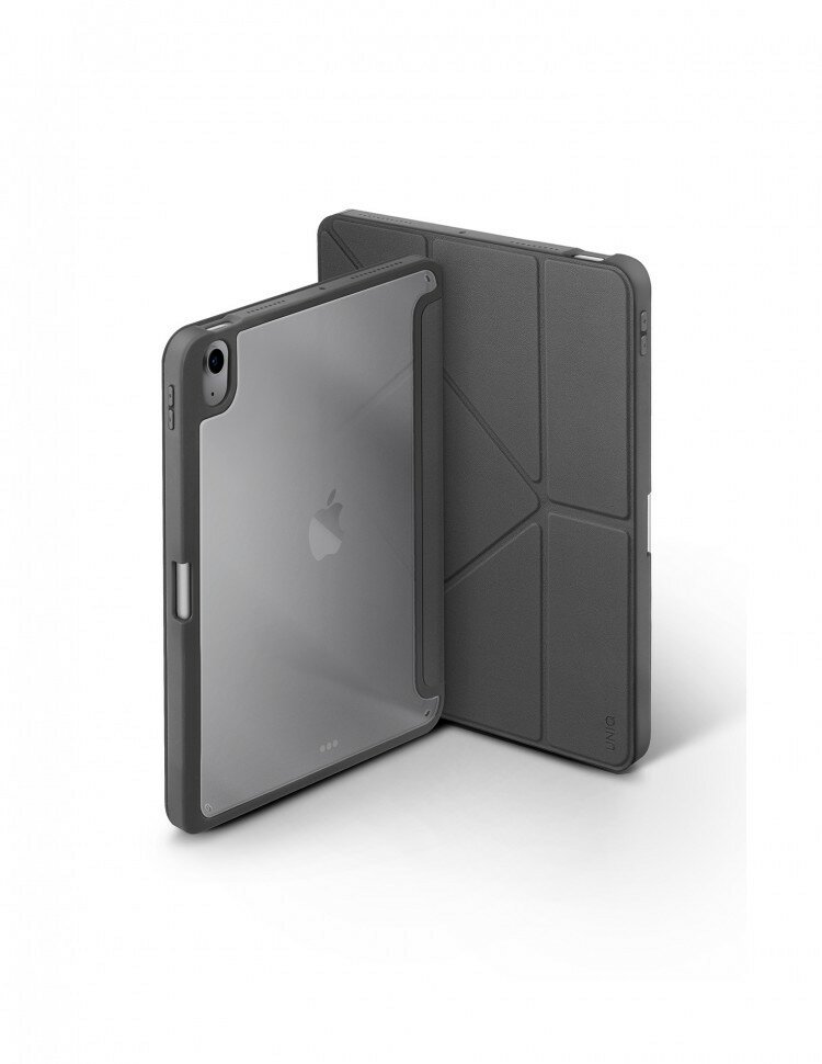 Чехол Uniq Moven для iPad Air 10.9 (2022/20) с отсеком для стилуса (NPDA10.9(2022)-MOVGRY), серый — фото 6