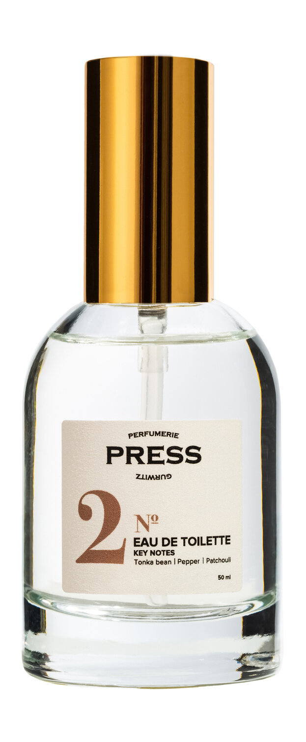 PRESS GURWITZ PERFUMERIE Press Gurwitz Perfumie № 2 Туалетная вода c нотами бобов тонка, перца и пачули, 50 мл