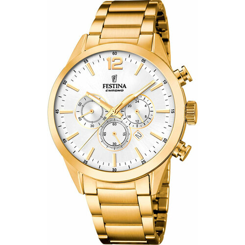 Наручные часы FESTINA, золотой наручные часы festina наручные часы festina f20407 2 серебряный