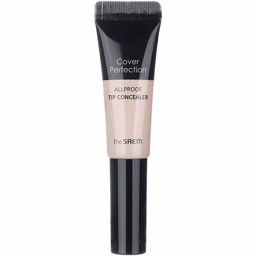 Консилер для маскировки недостатков The Saem Cover Perfection Allproof Tip Concealer 1.0 Clear Beige, 12 г