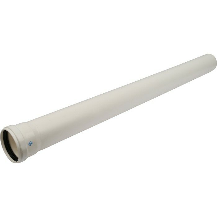 фото Элемент дымохода конденсационный STOUT SCA-8080-001000, труба 1000 мм, DN80