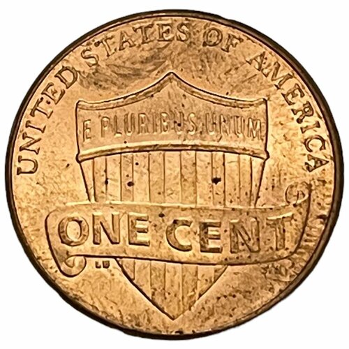 США 1 цент 2015 г. (Shield Cent, Линкольн) (D) (Лот №2) сша 1 цент 2013 г shield cent линкольн d лот 2