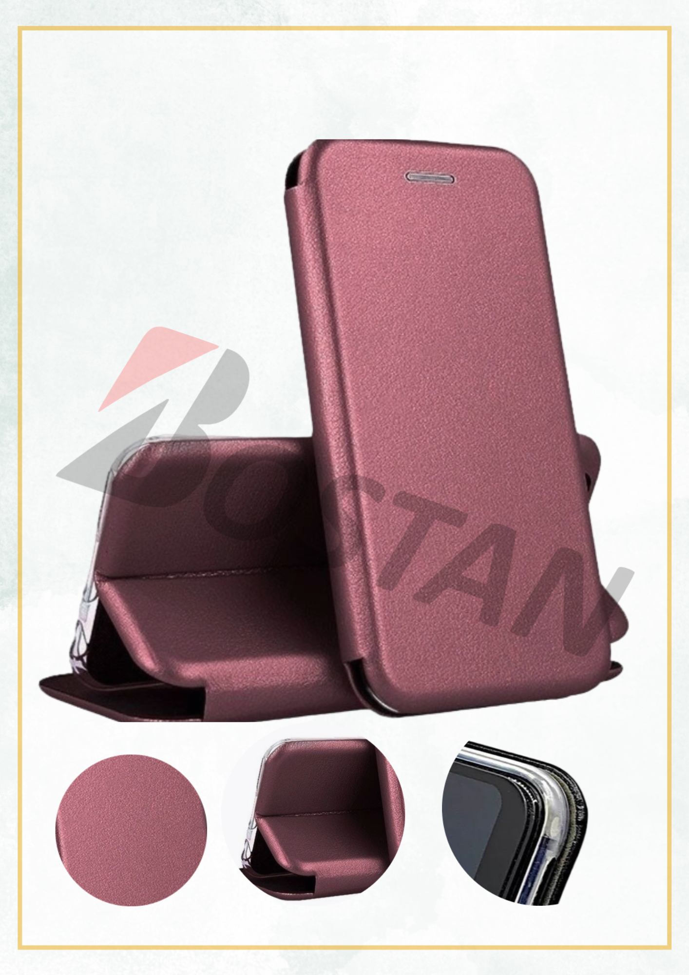 Чехол книжка Bostan aks для Huawei Honor 10 lite с защитой камеры