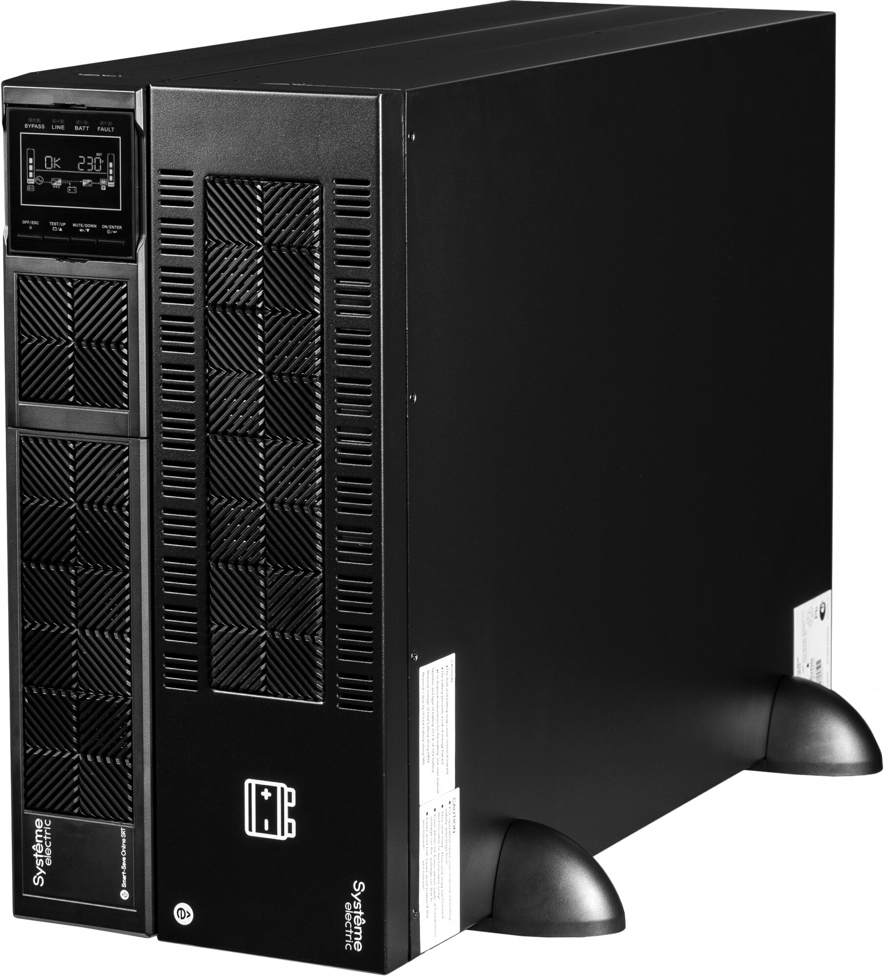 Источник бесперебойного питания Systeme Electriс Smart-Save Online SRT, 5000VA/5000W, On-Line, Extended-run, Rack 2U+3U(Tower convertible), LCD, Out: Hardwire, SNMP Intelligent Slot, USB, RS-232, Pre- Systeme Electric - фото №20